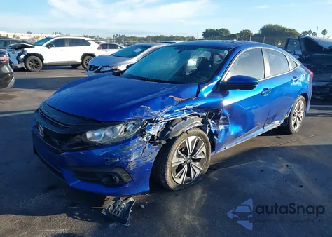2016 Honda Civic Ex-L from USA, damaged, VIN 19XFC1F75GE032990